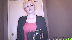 Busty beauty takes a dong in her rear end