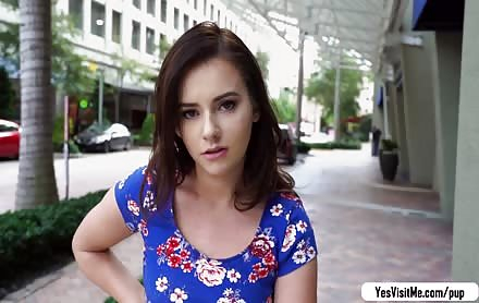 Karlie Brooks flasher her tits in public