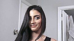 Slutty stepsis loves her brother's huge dick