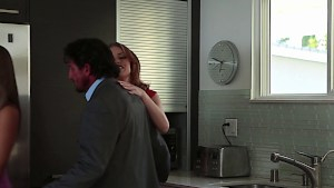 MILF gives a teen pussy to hubby as an anniversary gift