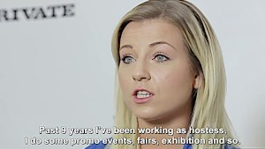 Czech chick Lucy goes to porn audition looking for glory