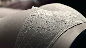 Sensual Celia Prieto and Isabel Martin share passionate kiss