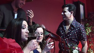 Big titted MILFs having some group sex fun