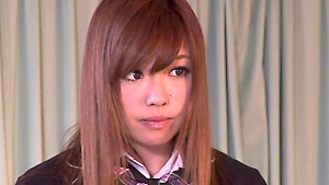 Hot Japanese babe takes a load to her vag