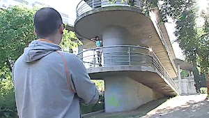 Hot Latina takes dick so deep she gags