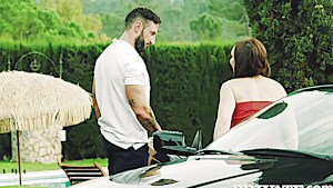 Mega slut Yasmin's first double penetration