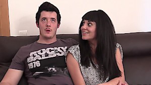 Teen couple recording their love making for the first time