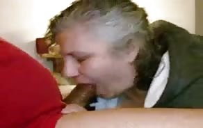 xxx Married Mature Neighbor Gags on My BBC - Homemade Amateur