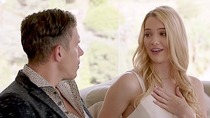 Blonde makes her way to the top of the cock