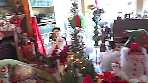 Fantastic busty blonde offers sex as Christmas gift