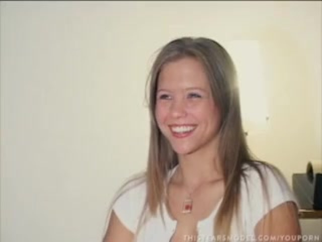 Dillion Harper presses her tits against the glass