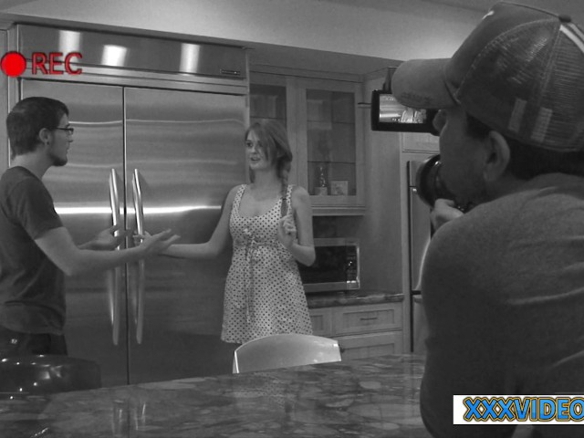 Hot busty boss makes maid eat her pussy